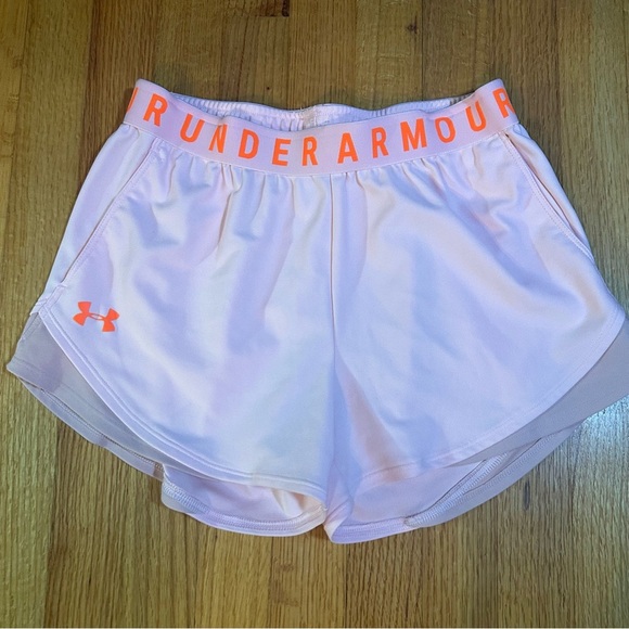Under Armour Women's Athletic Shorts Light Pink Size S (a3 - Picture 3 of 10
